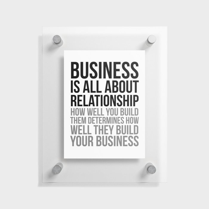 Business Is All About Relationship, Office Decor, Office Wall Art