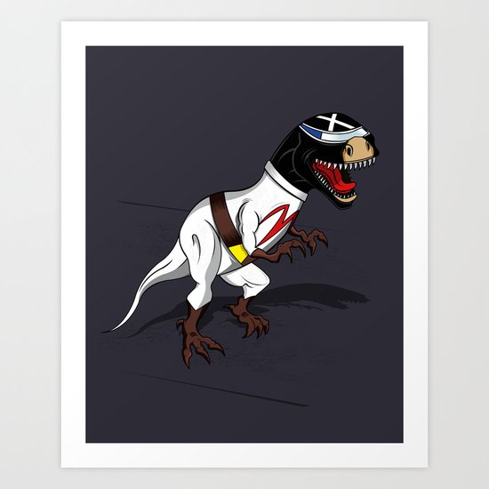 T-Rex (The X Roarcer) Art Print