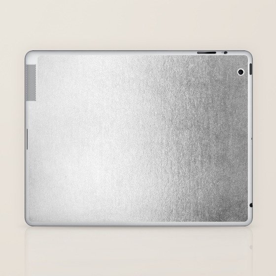 Moonlight Silver Laptop Ipad Skin By Followmeinstead Society6