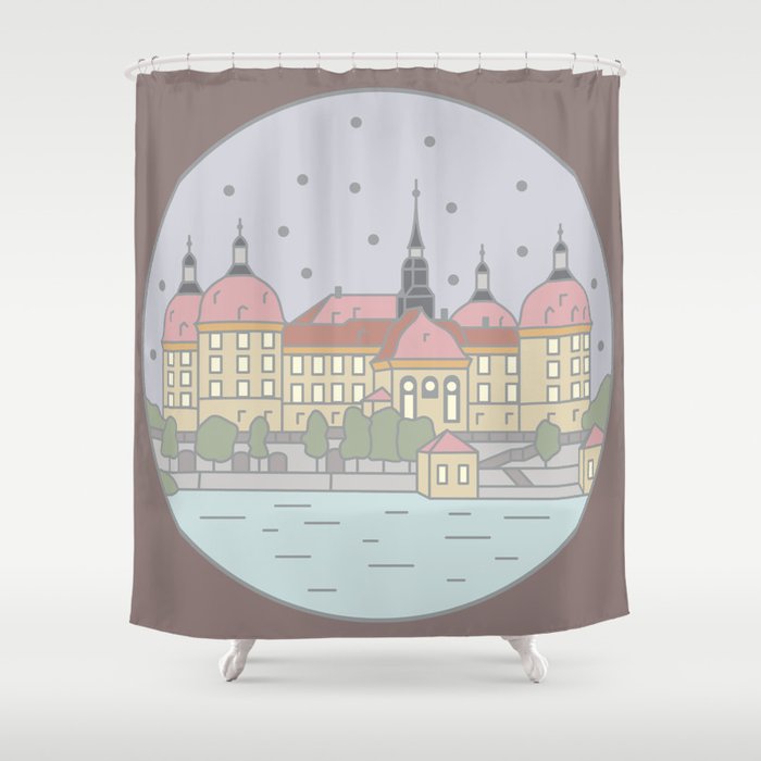 Castle Moritzburg Saxony - Cinderella Shower Curtain