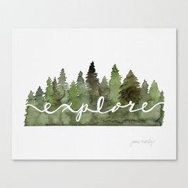 Explore in the Trees Canvas Print