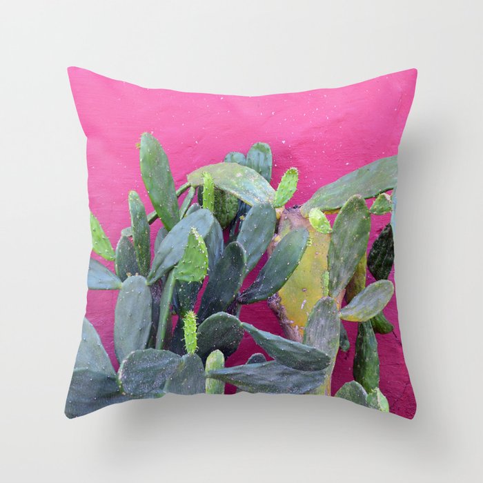 cactus i. colombia. Throw Pillow