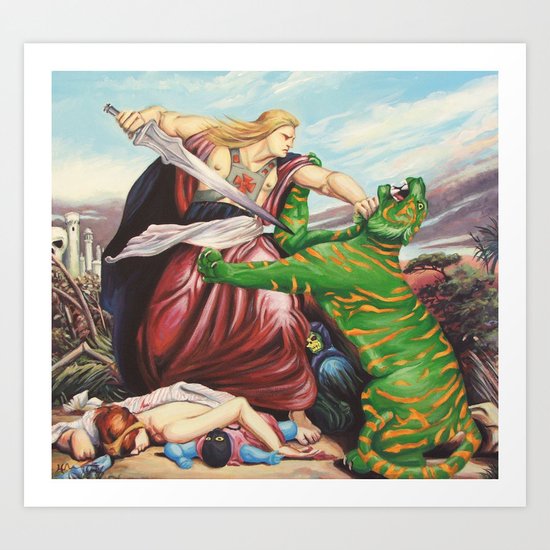 By The Power of Retribution Art Print