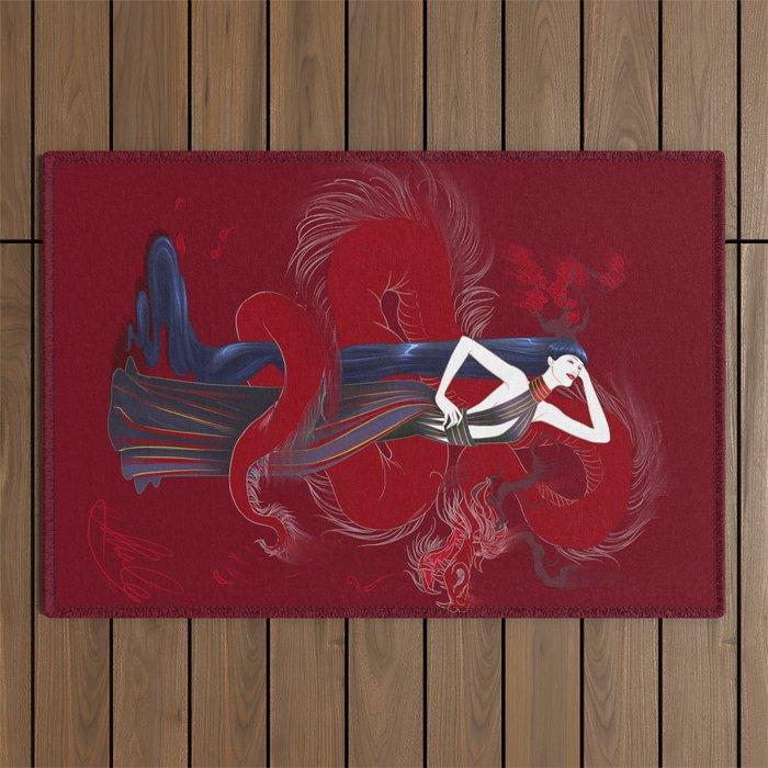 Dreaming Dragons Outdoor Rug