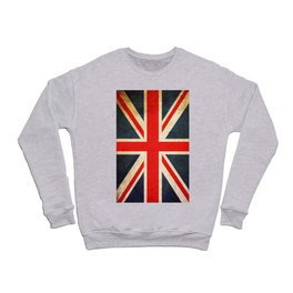 Vintage Union Jack British Flag Crewneck Sweatshirt
