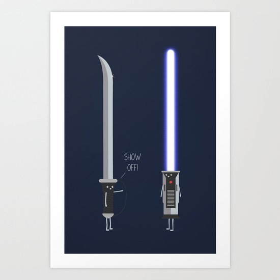 Show Off II Art Print