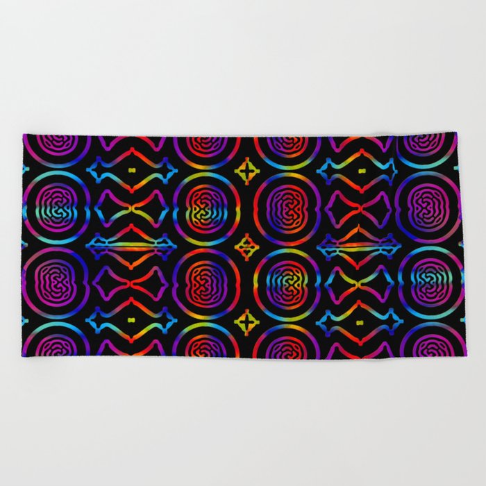 Colorandblack series 1970 Beach Towel