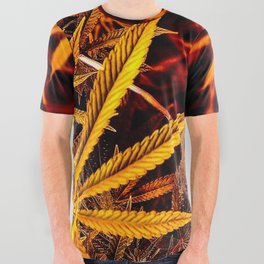 Fire Buds All Over Graphic Tee