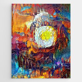 Painted Sun Jigsaw Puzzle