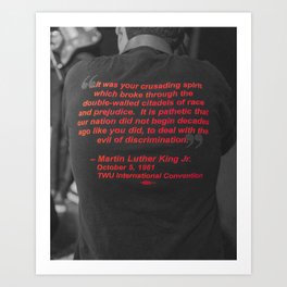 Quote on T-Shirt Photo Art Print
