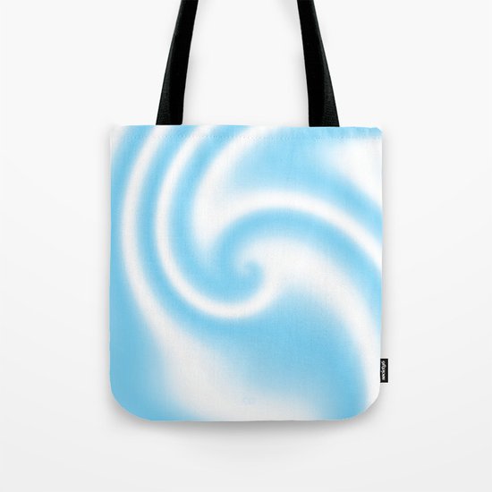 Blue Raspberry Ribbon Candy Fractal Tote Bag