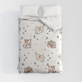 Kawaii cute cats Comforter