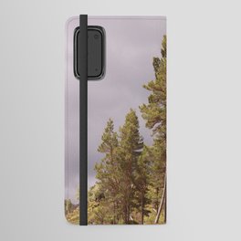 Scottish Highlands Summer Pine Trees Android Wallet Case