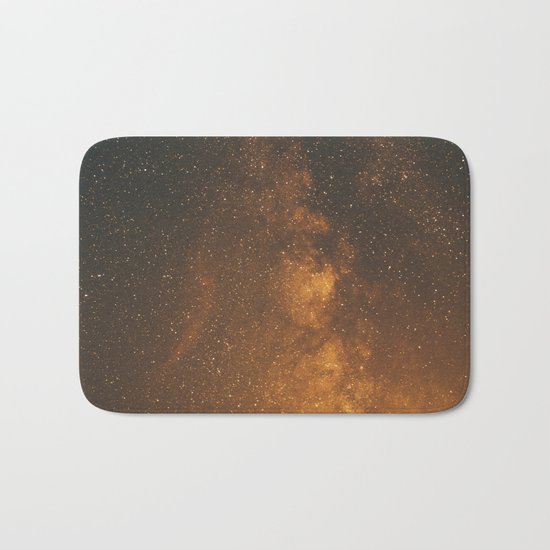The Milky Way (Forest Landscape Photography, Starry Night Sky Photo) Bath Mat