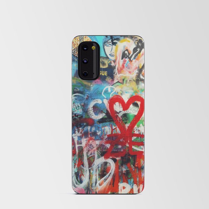 Urban Love Heart Graffiti Wall Art Android Card Case