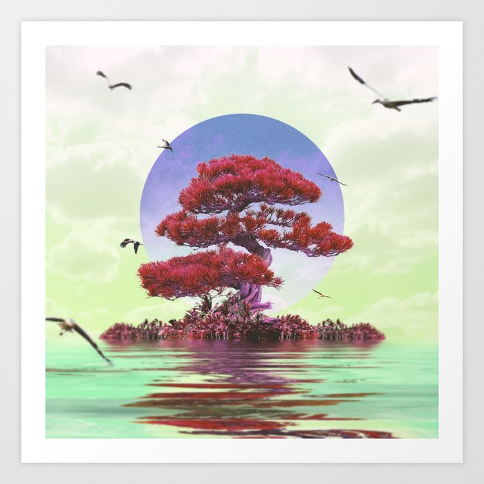 Bodhi Tree Art Print By Fromspace Society6