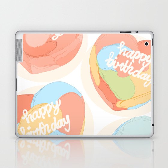 birthday cakes Laptop & iPad Skin