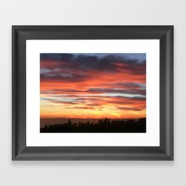 WINTER SUNSET SC3 Framed Art Print