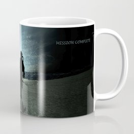 MISSION COMPLETE Coffee Mug | Digital, Scary, Political, Landscape 