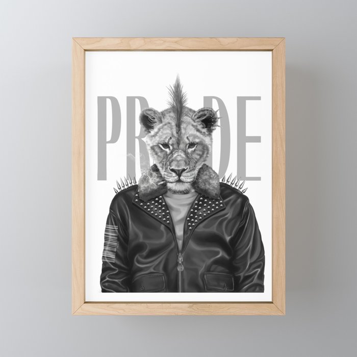 Punk'd the Pride Framed Mini Art Print