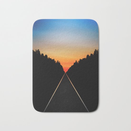 Keep Walking Don't Stop Bath Mat