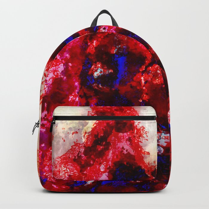 Rich Red Blue Backpack