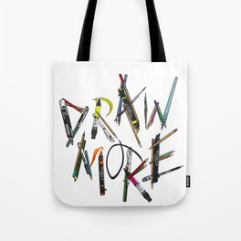 Draw More (Color) Tote Bag