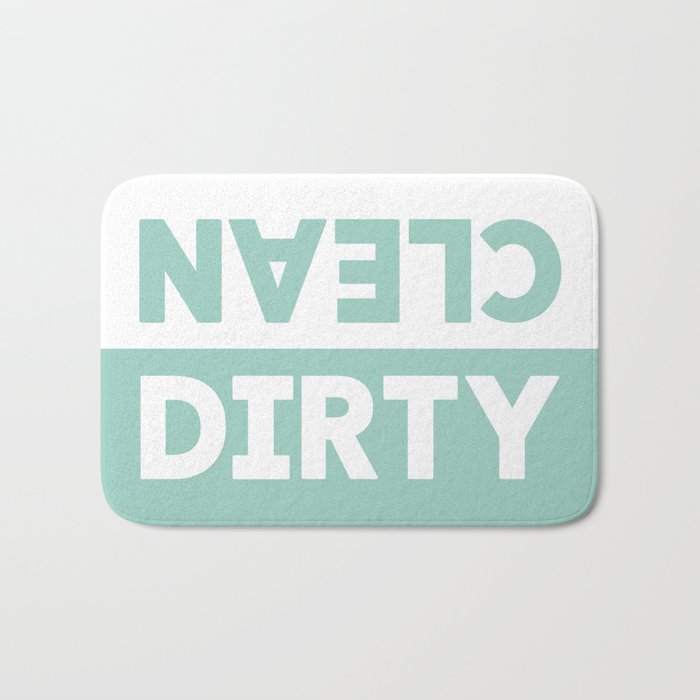 Clean Dirty Bath Mat By Beckymccreary Society6