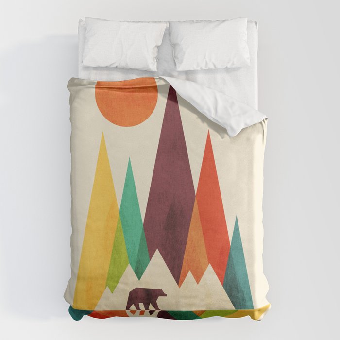 Bear In Whimsical Wild Bettbezug Bear In Whimsical Wild Bettbezug