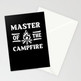 Campfire Starter Cooking Grill Stories Camping Stationery Card