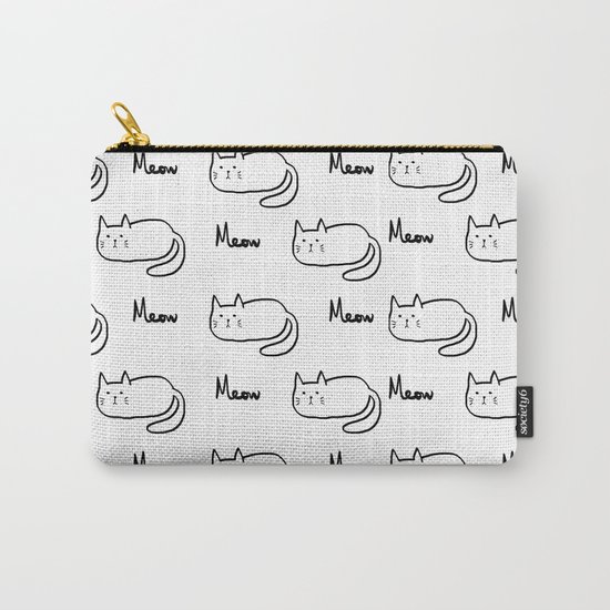Cat lover meow meow Carry-All Pouch