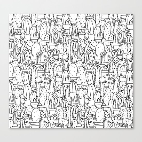 Cool as a Cactus Canvas Print