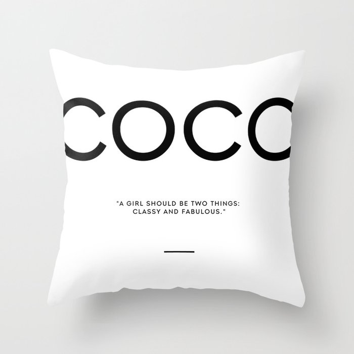 CLASSY QUOTE Throw Pillow