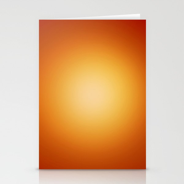 Orb Gradient // Amber Stationery Cards