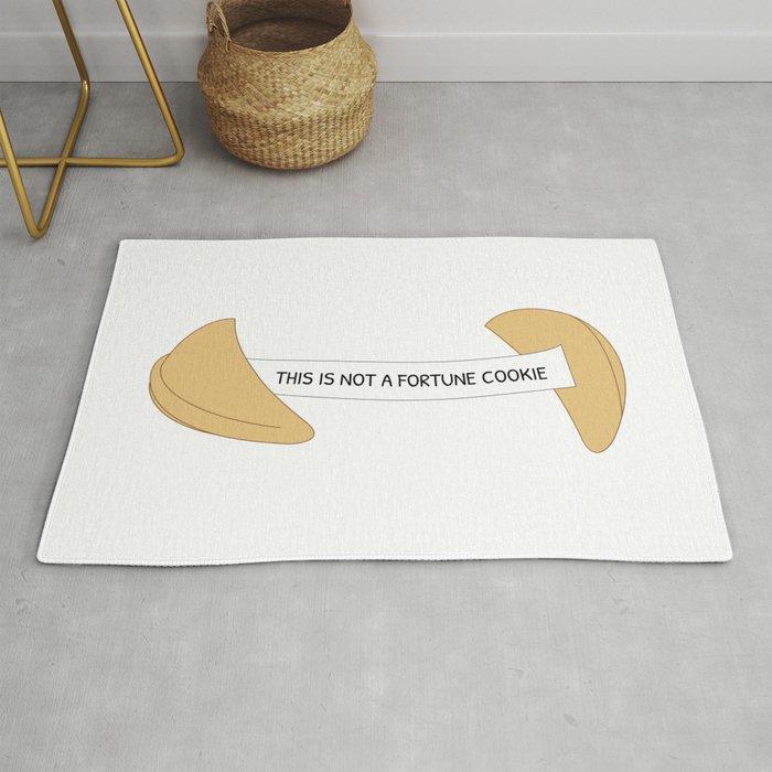 Not A Fortune Cookie Rug