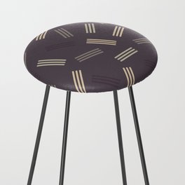 Lovely Lined pattern Counter Stool
