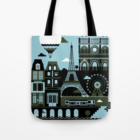 Paris Tote Bag