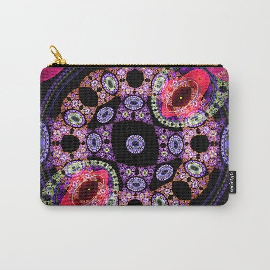 Dance in pink and purple, abstract pattern design Carry-All Pouch