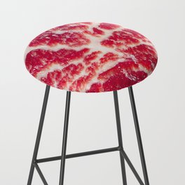 Fresh raw beef steak marbled meat texture close up background Bar Stool