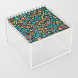 Mod flower pattern Acrylic Box