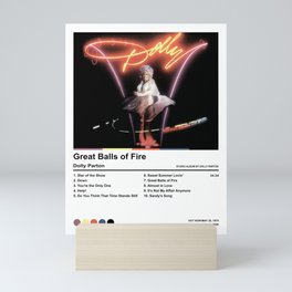 Dolly Parton-Great Balls of Fire Album Poster Mini Art Print