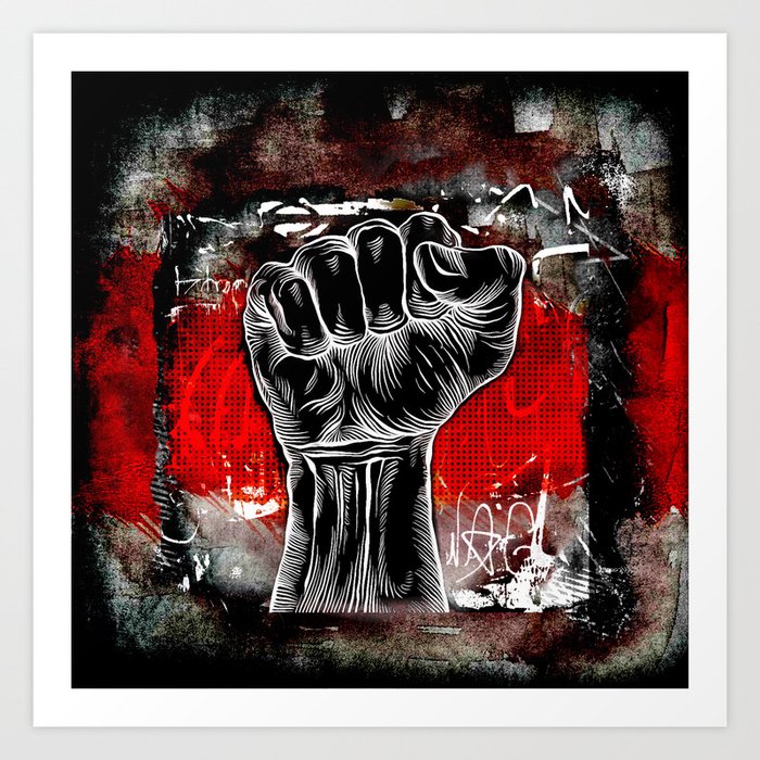 Power To The People Art Print By Dpr1 Society6