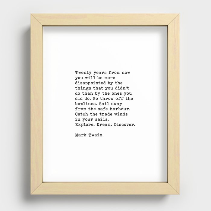 Recessed Framed Print