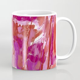 Water Lilies - in purples, pinks, and reds Coffee Mug