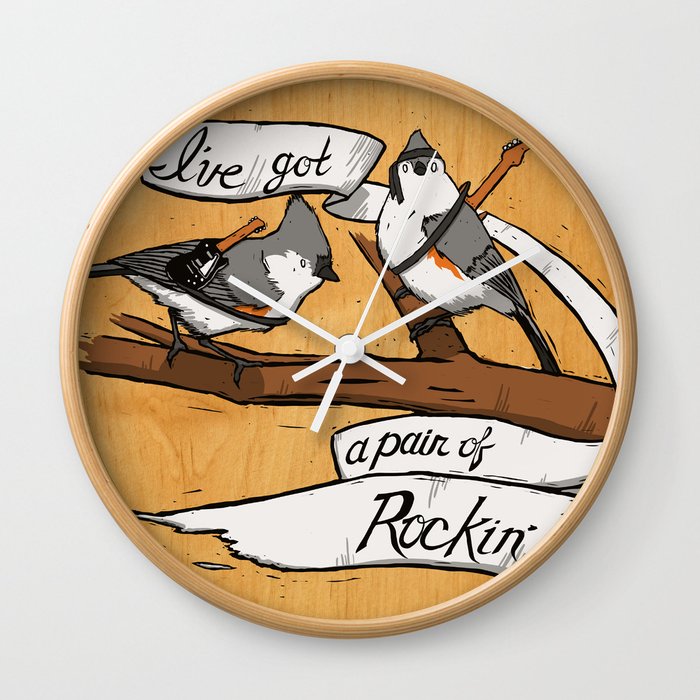 Rockin' Tits Wall Clock
