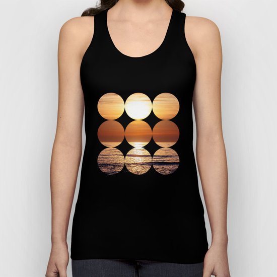 Sunset Circles Unisex Tank Top