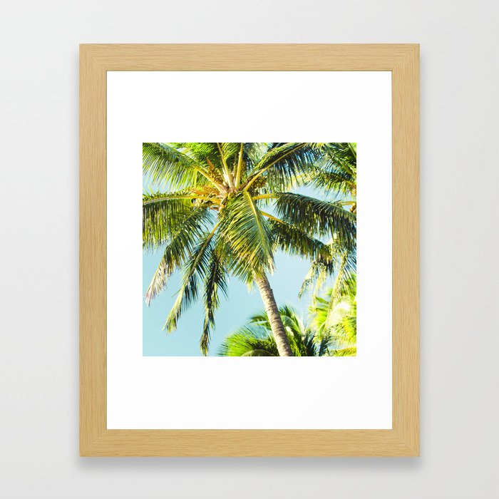 Maui Paradise Palms Framed Art Print