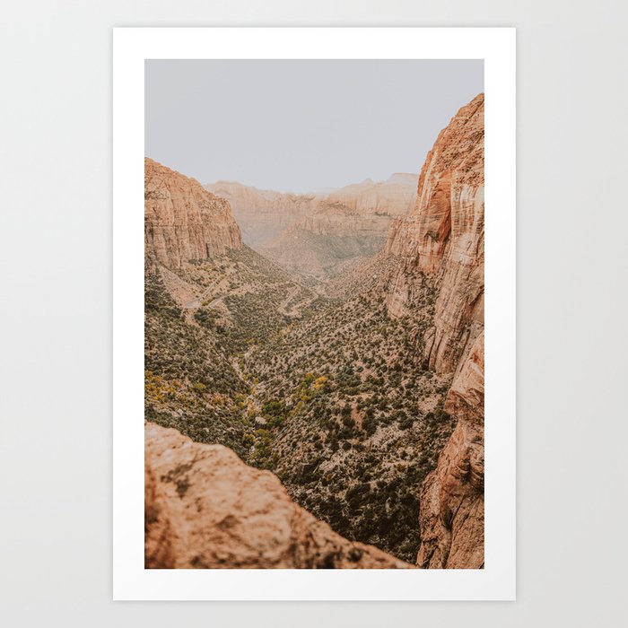 zion national park viii / utah desert Art Print