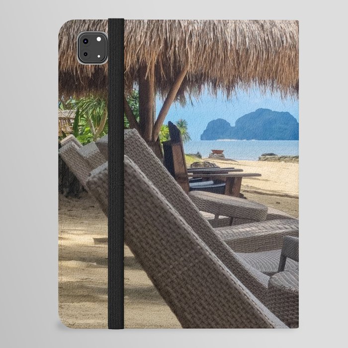 Marimegmeg Beach, El Nido, Palawan, Philippines iPad Folio Case