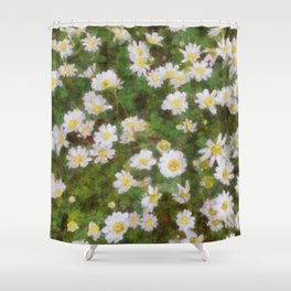 Daisies In Spring Shower Curtain
